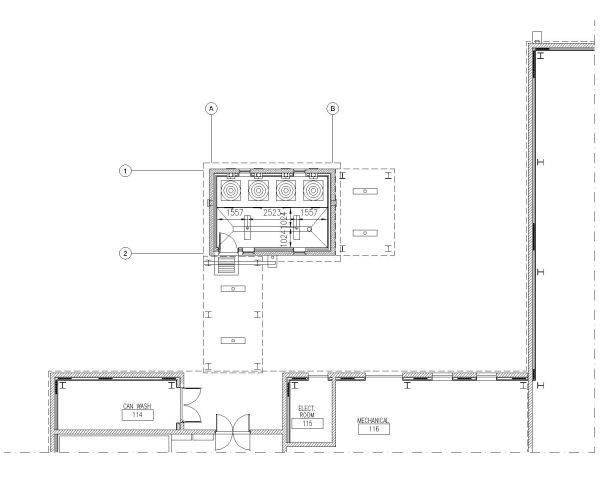 Free AutoCAD Drawing of Wooden Stove Room (3)-LAYOUT