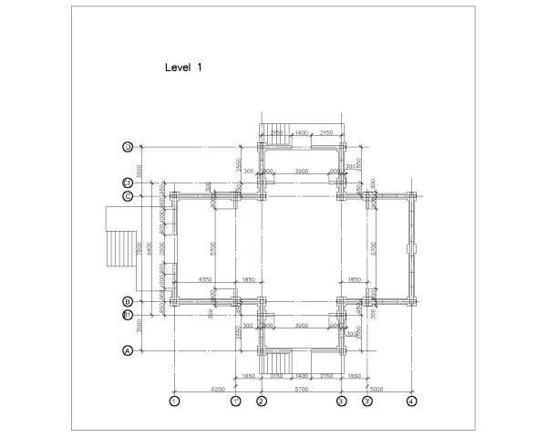 Free AutoCAD 2D Wooden Structure Church Complete Set Drawing-06
