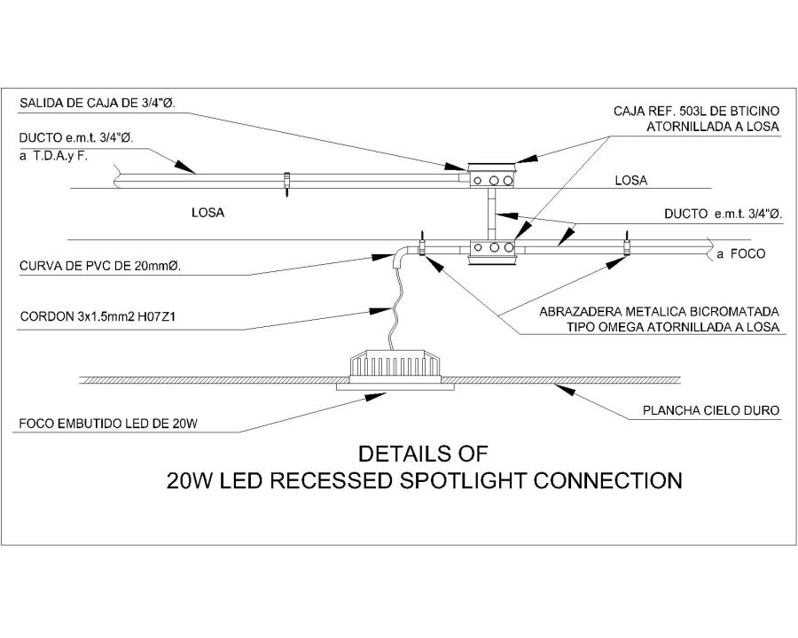 Led Module Acrilyc Autocad Free AutoCAD 2D Editable Drawings for 20W LED RECESSED SPOTLIGHT ...