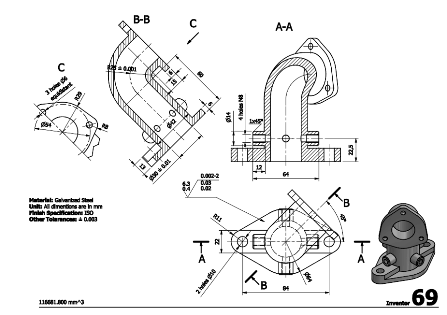 3 & 5 Axis CNC Machinable 2D CAD drawings 69 | Thousands of free CAD blocks