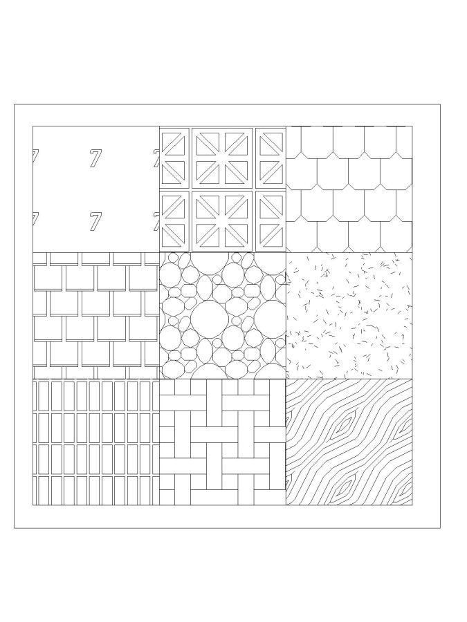 Free “AutoCAD Unique Hatches Style_17 | Thousands of free CAD blocks