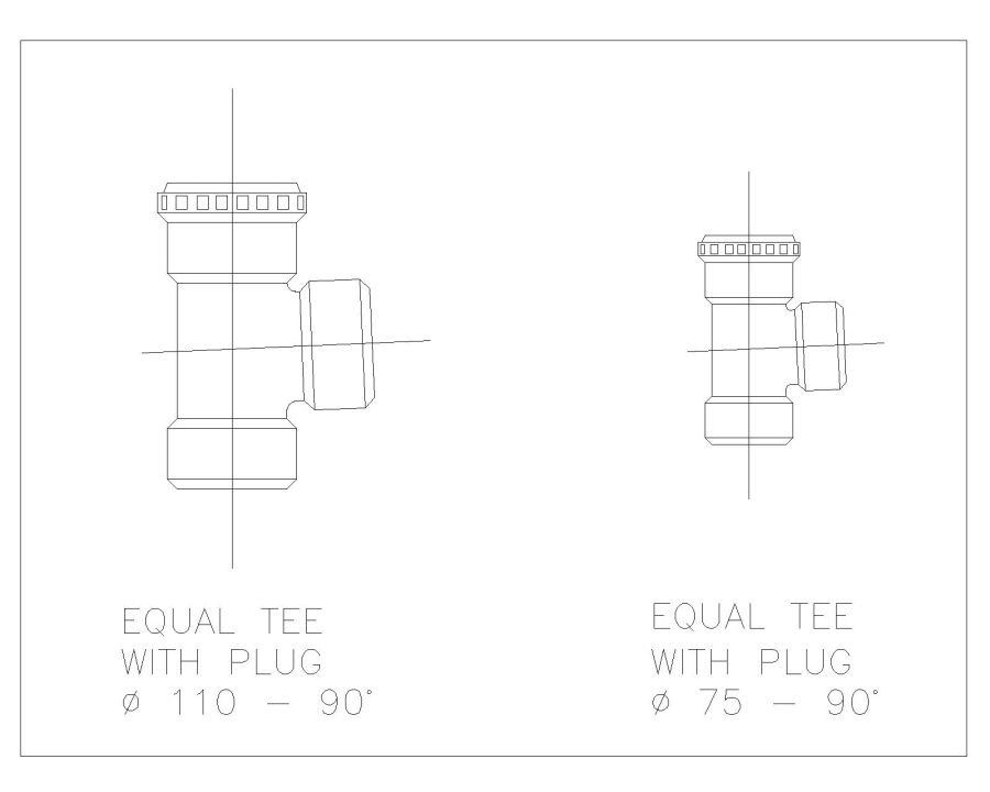 Pvc Cladding Cad Free AutoCAD 2D Editable Drawings for PVC Items and Fitting for ...