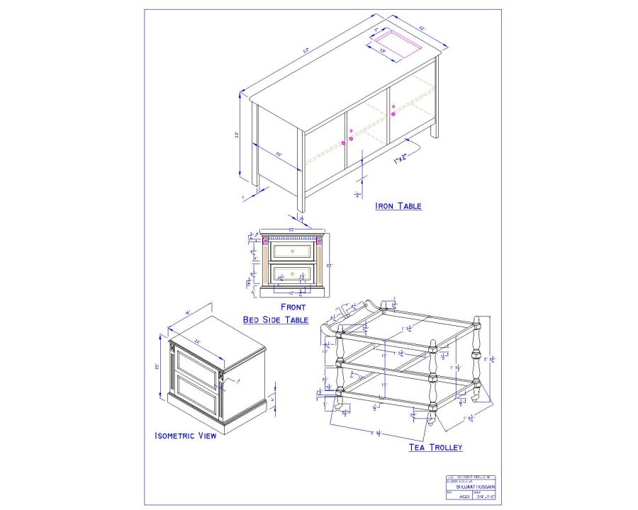 Table Isometric Autocad Free AutoCAD 2D Editable Drawings for Iron with Glass Table Isometric ...