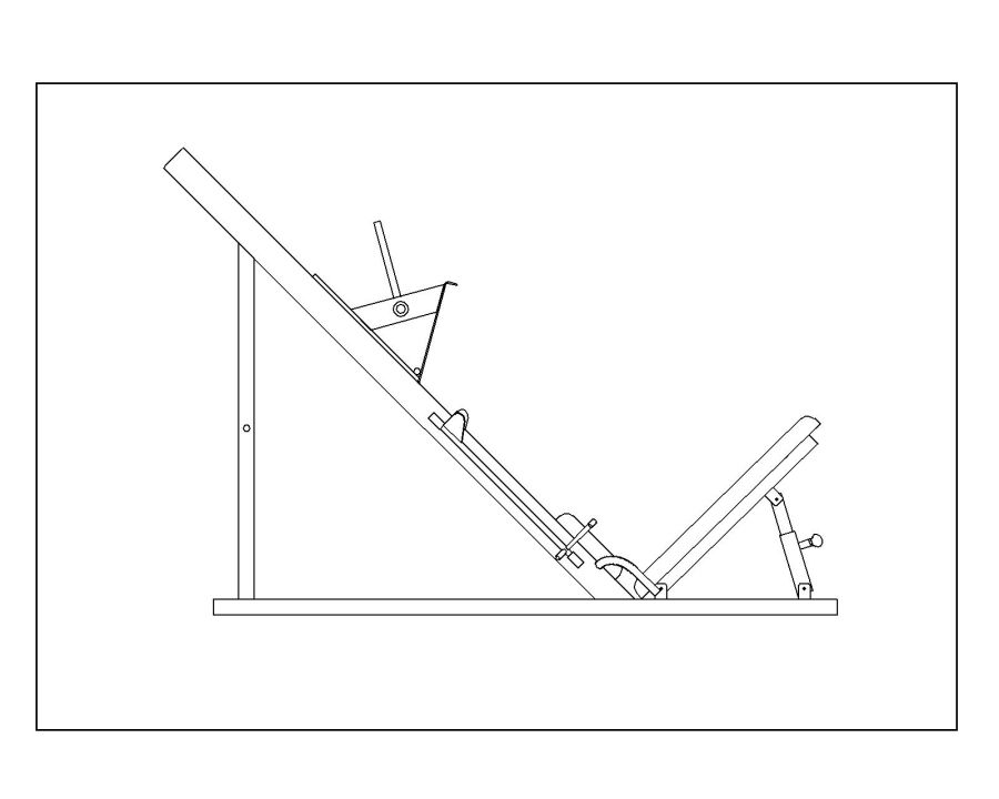 Legs exercises tools for gym-2 CAD Block – DWG AutoCAD Editable Drawing ...
