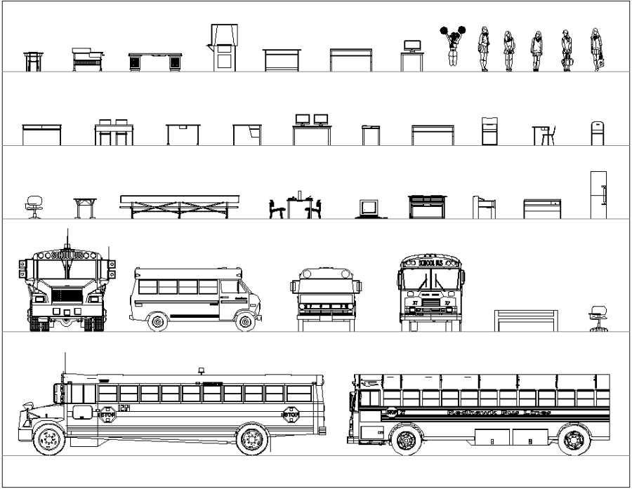 Secondary School Design With Sections and Elevations | Thousands of ...