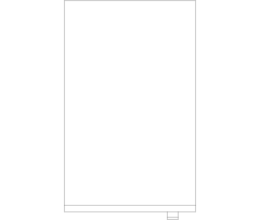 Undercounter Ice Maker CAD Block. Free DWG AutoCAD Imperial drawing available to download