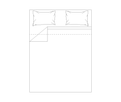 Murphy Bed CAD Block. Free DWG AutoCAD Imperial drawing available to download