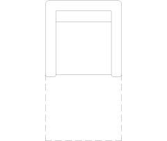 Recliner Chair CAD Block. Free DWG AutoCAD Imperial drawing available to download