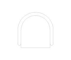Dining Armchair CAD Block. Free DWG AutoCAD Imperial drawing available to download