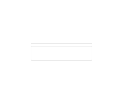 Dining Bench CAD Block. Free DWG AutoCAD Imperial drawing available to download
