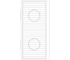 BBQ Grill Plan View CAD Block. Free DWG AutoCAD Imperial drawing available to download