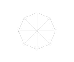 Patio Umbrella CAD Block. Free DWG AutoCAD Imperial drawing available to download