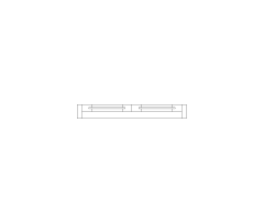  Casement Window Plan View CAD Block. Free DWG AutoCAD Imperial drawing available to download