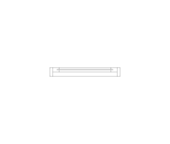 Awning Window Plan View CAD Block. Free DWG AutoCAD Imperial drawing available to download