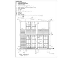 2-Story Apartment Containerized Building - Elevation-3