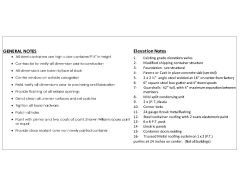 2-Story Apartment Containerized Building - General & Section Notes