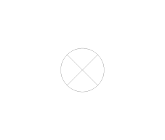 Recessed Ceiling Downlight Symbol CAD Block. Free DWG AutoCAD Imperial drawing available to download