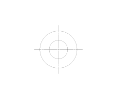 Pendant Light Symbol CAD Block. Free DWG AutoCAD Imperial drawing available to download