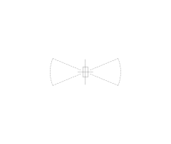 Step Light Symbol CAD Block. Free DWG AutoCAD Imperial drawing available to download
