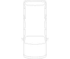 Minivan Plan View CAD Block. Free DWG AutoCAD Imperial drawing available to download