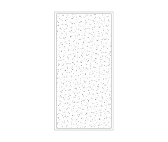 Planting Bed Outline Symbol CAD Block. Free DWG AutoCAD Imperial drawing available to download