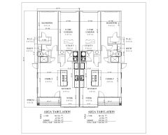 2 & 3 Bed Room Rental Duplex US Style Plan_1