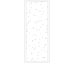 Garden Bed Symbol CAD Block. Free DWG AutoCAD Imperial drawing available to download