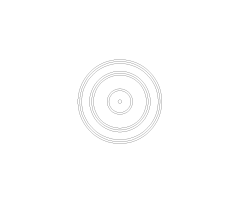 Fountain Symbol CAD Block. Free DWG AutoCAD Imperial drawing available to download