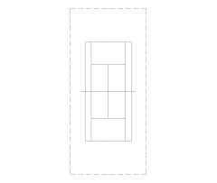 Tennis Court Plan View CAD Block. Free DWG AutoCAD Imperial drawing available to download