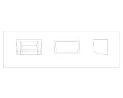 Free “AutoCAD file with multiple units for Bathroom Accessories 29”