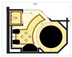 Free Drawings for Bathroom Modren Detailed Plan_1