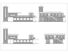 Containerized Buidling Elevations Drawings for residence - 2