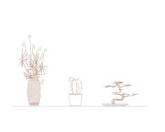 Free AutoCAD file of Flower Isometric Views for AutoCAD (2)