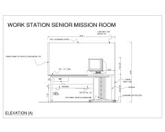 Free AutoCAD 2D Drawings for “Work Station Design with MDF Wooden & Polished-20