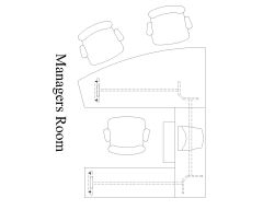 Free AutoCAD 2D Drawings for “Work Station Design with MDF Wooden & Polished-24