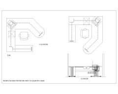 Free AutoCAD 2D Drawings for “Work Station Design with MDF Wooden & Polished-26