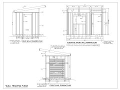 Free “CAD Drawings for 8 x 10 Wooden Shed Design Elevation_20
