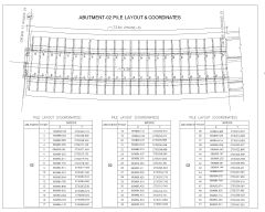 PILES COORDINATE CALCULATION _FOR ABUTMENT