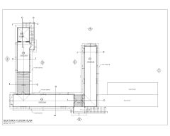 Shipping Container Overall Detailed Second Floor Plan
